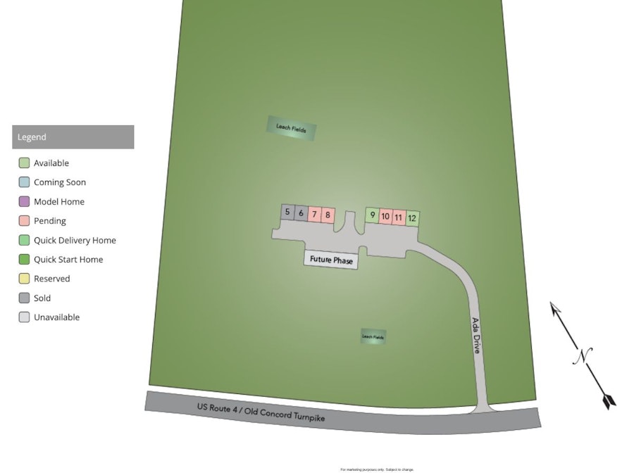 Site Plan for Timber Ridge West 